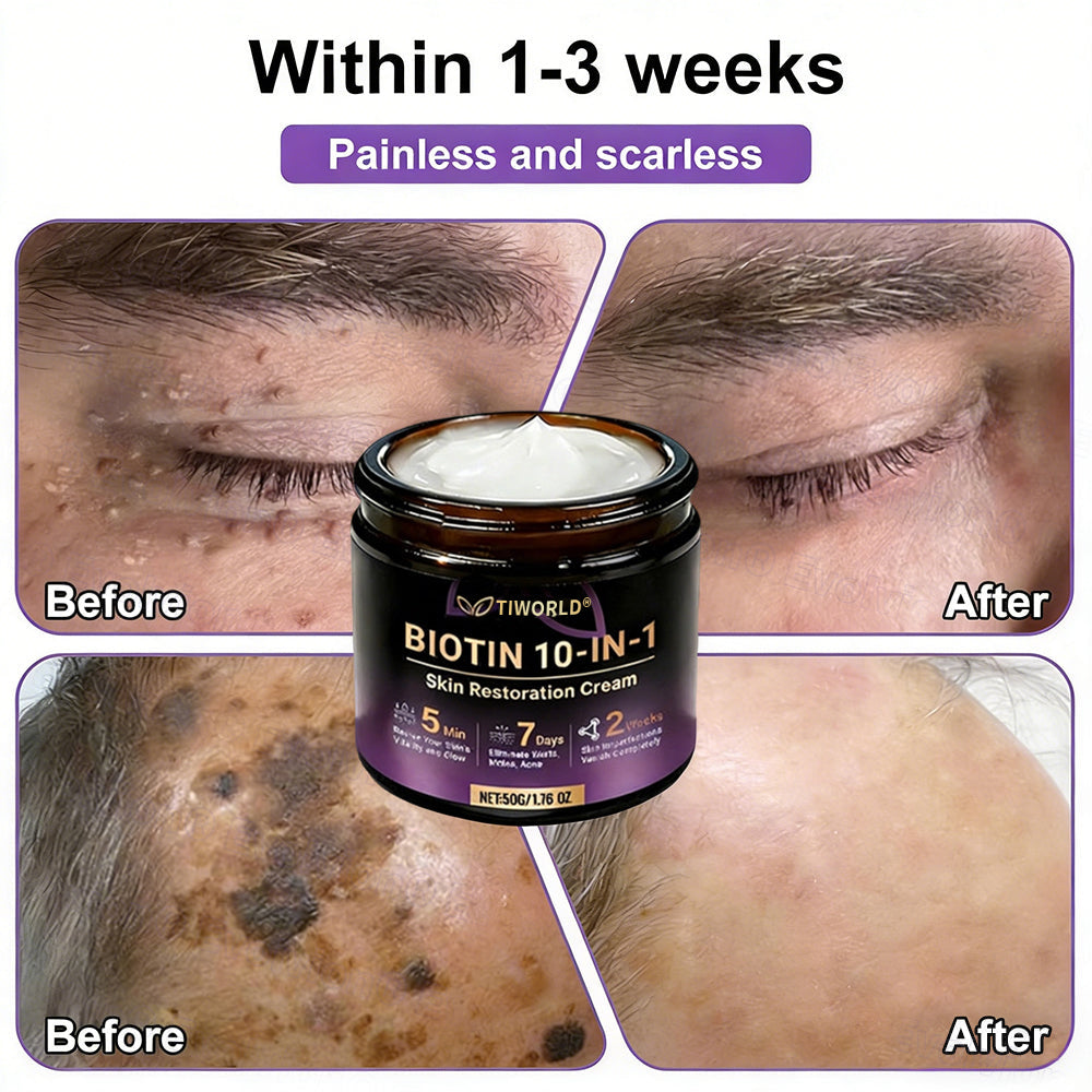 Made and Shipped from USA ✨TIWORLD® Biotin 10-in-1 Skin Restoration Cream 🍀
