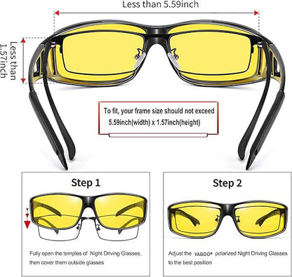 YAGOO® NightDrive HD Glasses — See Clearly. Drive Confidently. Own the Night.
