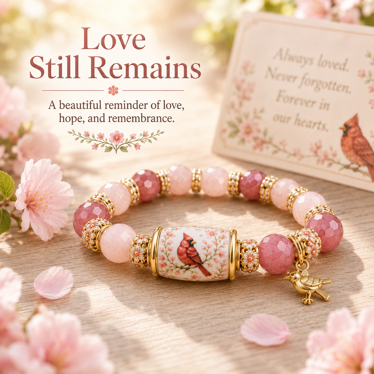 ❤️ LOVE, REMEMBRANCE & CARDINAL BLESSINGS 🐦 | 2026 LIMITED EDITION BRACELET - Only 18 Left