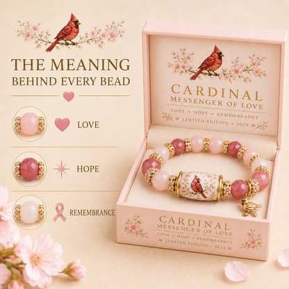 ❤️ LOVE, REMEMBRANCE & CARDINAL BLESSINGS 🐦 | 2026 LIMITED EDITION BRACELET - Only 18 Left