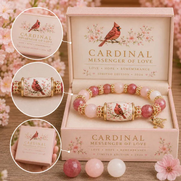 ❤️ LOVE, REMEMBRANCE & CARDINAL BLESSINGS 🐦 | 2026 LIMITED EDITION BRACELET - Only 18 Left