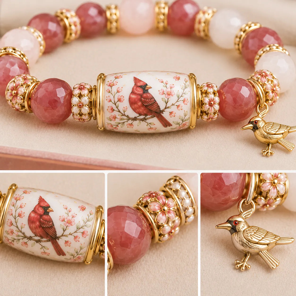 ❤️ LOVE, REMEMBRANCE & CARDINAL BLESSINGS 🐦 | 2026 LIMITED EDITION BRACELET - Only 18 Left