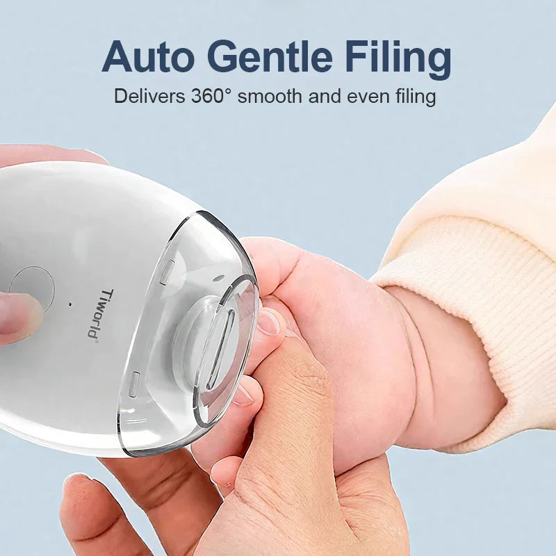 Tiworld® Electric Nail Clipper – Safe, Quiet & Mess-Free Trimming for All Ages | Limited Stock